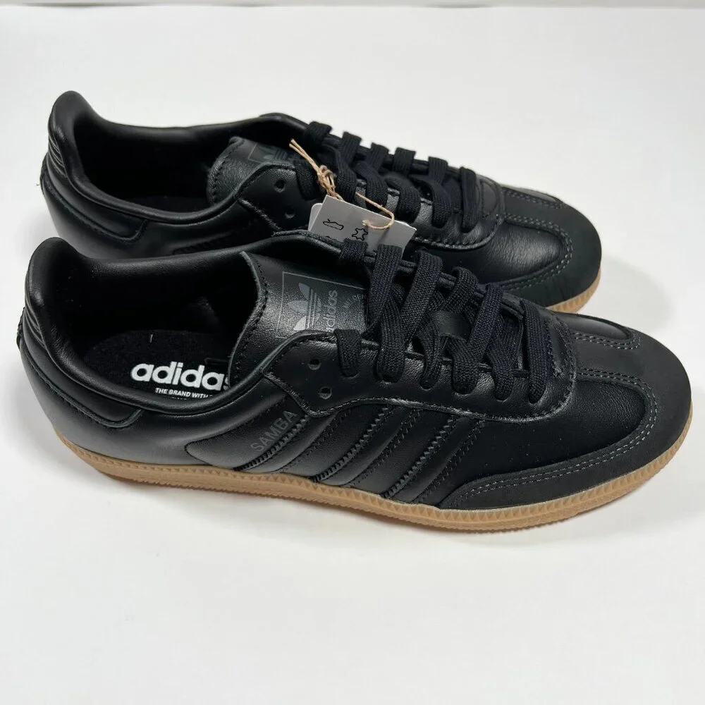 Adidas Women's Size 7.5 Samba OG Sneaker Shoes Core Black Carbon Gum